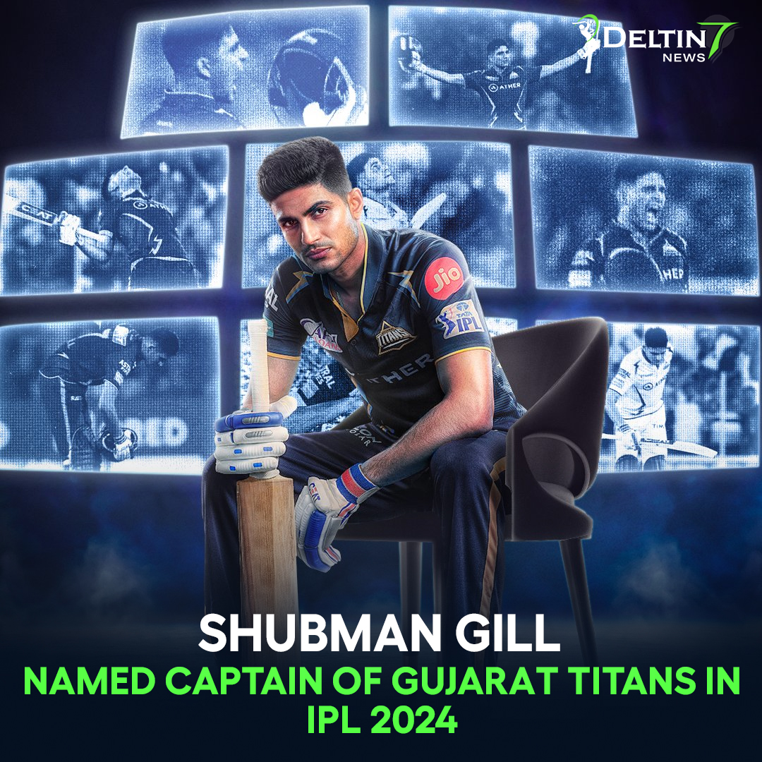 Shubman Gill Named Captain Of Gujarat Titans In IPL 2024