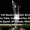 ICC T20 World Cup 2022