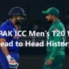 IND vs PAK ICC Men’s T20 World Cup