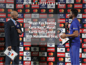 Murali Kartik Gets Candid With Mohammed Siraj