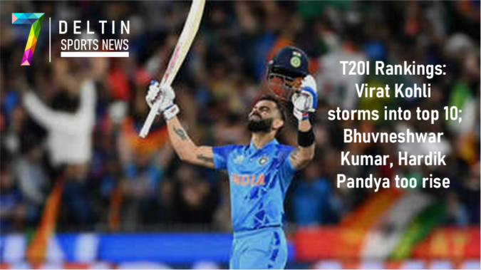 T20I Rankings: Virat Kohli storms into top 10; Bhuvneshwar Kumar, Hardik Pandya too rise