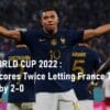 Mbappe Scores Twice France vs Denmark