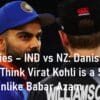 T20I Series IND vs NZ Danish Kaneria Virat Kohli Babar Azam