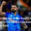 Virat Kohli Crown hotel