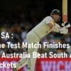 AUS vs SA Brisbane Test Match