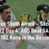 Australia vs South Africa Second Test Match