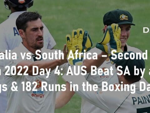 Australia vs South Africa Second Test Match