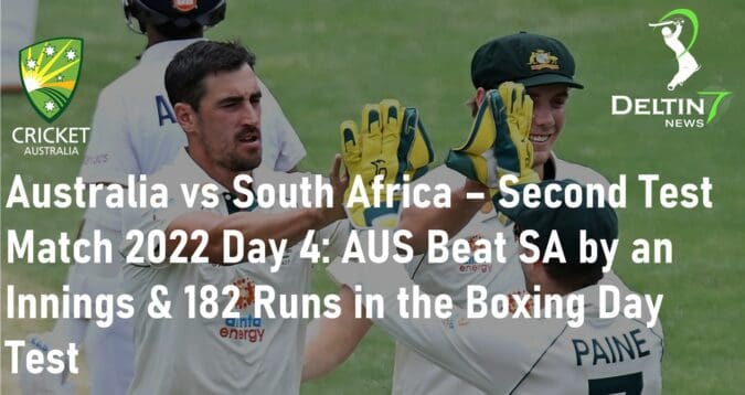 Australia vs South Africa Second Test Match