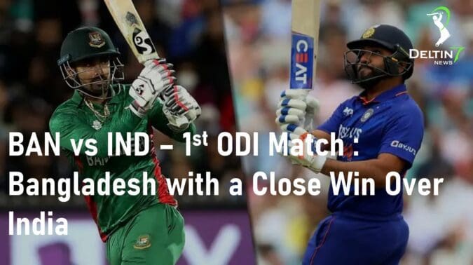 BAN vs IND ODI Match
