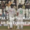 ENG vs PAK 2nd Test Match