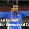 India Cricket Legends Zaheer Khan International Career
