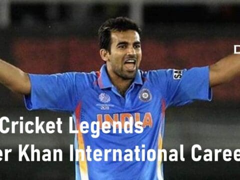 India Cricket Legends Zaheer Khan International Career