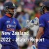 India vs New Zealand 3rd ODI 2022 Match Report
