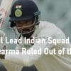 KL Rahul Indian Squad