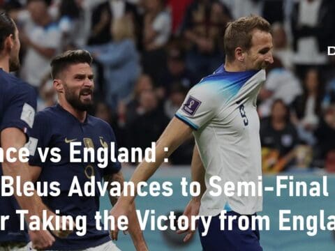 Les Bleus France vs England semi-final