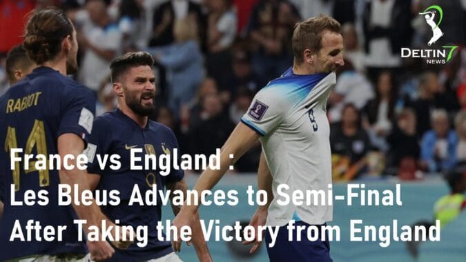 Les Bleus France vs England semi-final