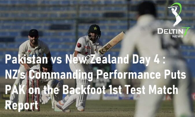 Pakistan vs New Zealand 1st Test Match
