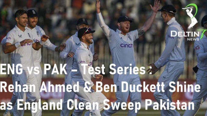 Rehan Ahmed Ben Duckett ENG vs PAK Test Series