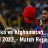 Sri Lanka vs Afghanistan 3rd ODI 2022