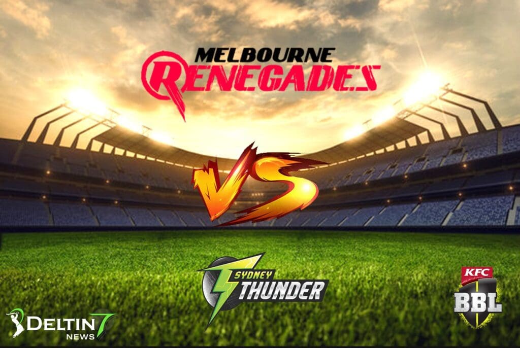 THU vs REN Sydney Thunder 15 All Out KFC Big Bash League