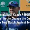 Team Bangladesh Russell Domingo Team India