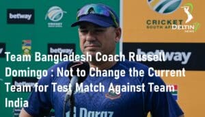 Team Bangladesh Russell Domingo Team India