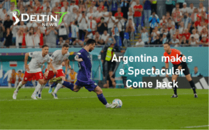 Argentina makes a Spectacular Come back messi
