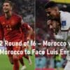morocco vs spain round of 16