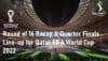 round of 16 quarter finals