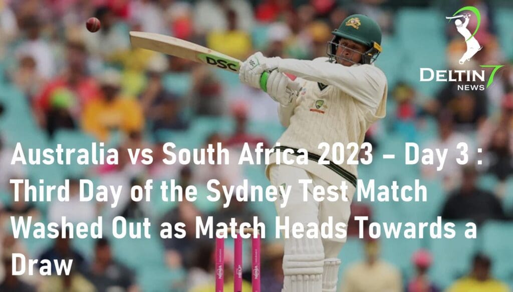 Australia vs South Africa 2023 3rd Sydney Test Match Draw