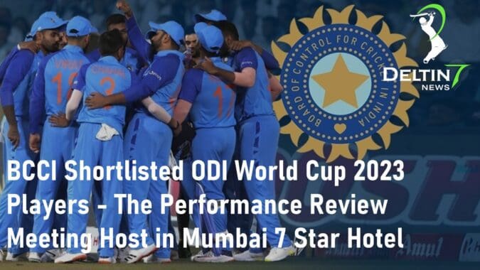 BCCI ODI World Cup 2023 Mumbai 7 Star Hotel