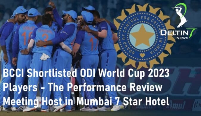 BCCI ODI World Cup 2023 Mumbai 7 Star Hotel