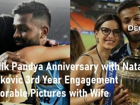 Hardik Pandya Anniversary with Natasa Stankovic