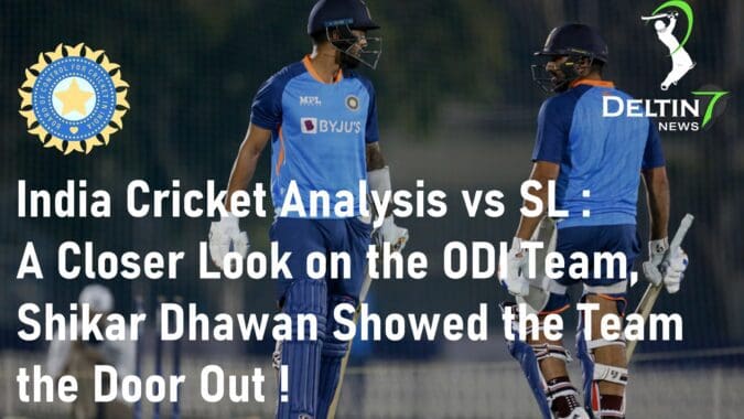 India Cricket Team Analysis vs Sri Lanka Shikar Dhawan
