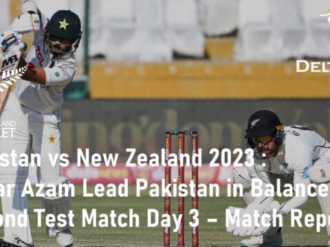 Pakistan vs New Zealand Babar Azam Second Test Match