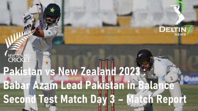 Pakistan vs New Zealand Babar Azam Second Test Match