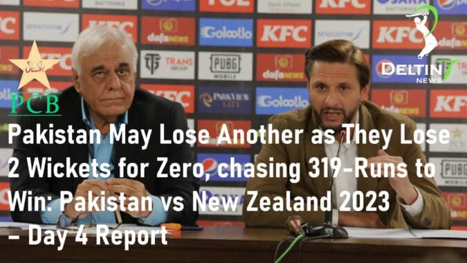 Pakistan vs New Zealand Test Match