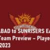 SUNRISERS HYDERABAD to SUNRISERS EASTERN CAPE SA T20