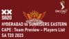 SUNRISERS HYDERABAD to SUNRISERS EASTERN CAPE SA T20