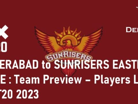 SUNRISERS HYDERABAD to SUNRISERS EASTERN CAPE SA T20