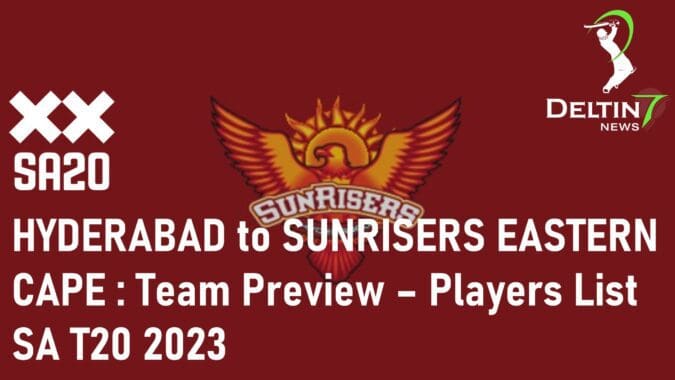 SUNRISERS HYDERABAD to SUNRISERS EASTERN CAPE SA T20