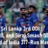 sri lanka 3rd odi
