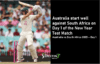 Australia start well against South Africa on Day 1 of the New Year Test Match | Australia vs South Africa 2023 – Day 1