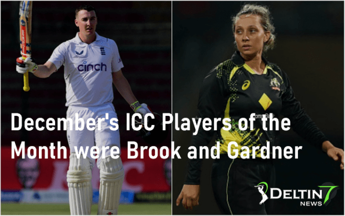 December’s ICC Player of the Month were Brook and Gardner December's ICC Player of the Month were Brook and Gardner