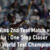 India Wins 2nd Test Match Against Australia India World Test Championship Final