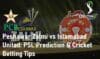 Peshawar Zalmi vs Islamabad United PSL Prediction Cricket Betting Tips 7
