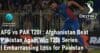 AFG vs PAK T20I Afghanistan Beat Pakistan Embarrassing Loss for Pakistan