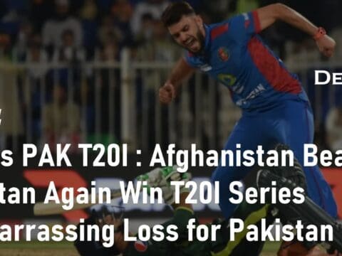 AFG vs PAK T20I Afghanistan Beat Pakistan Embarrassing Loss for Pakistan