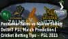 eshawar Zalmi vs Multan Sultan Deltin7 PSL Match Prediction Cricket Betting Tips