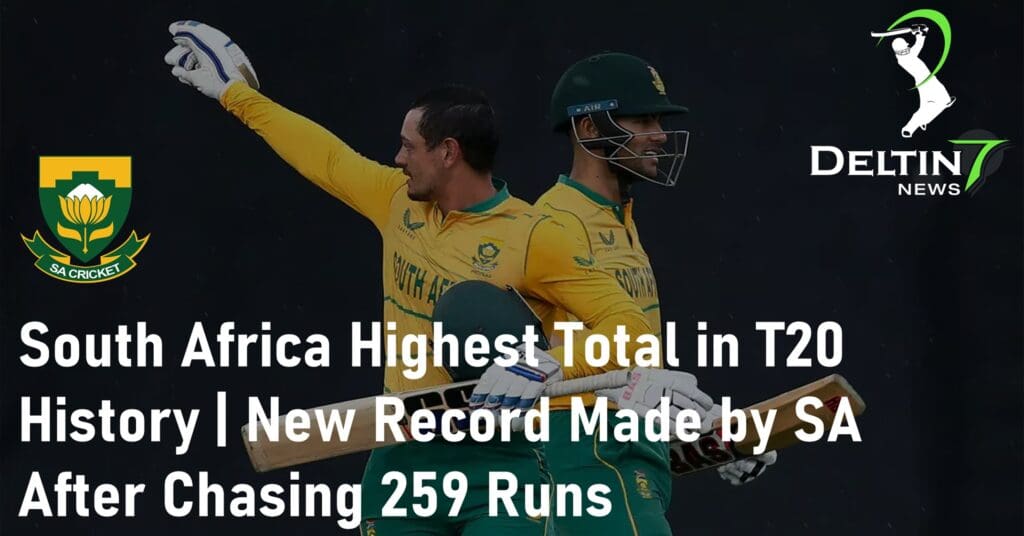 Highest Total In T20 History Highest Total In T20 History